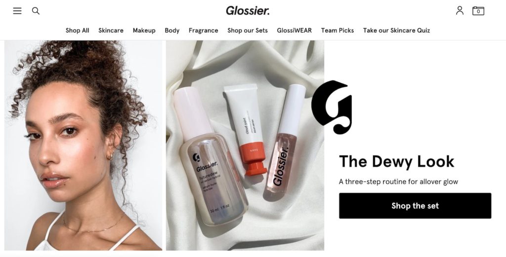 glossier's content marketing